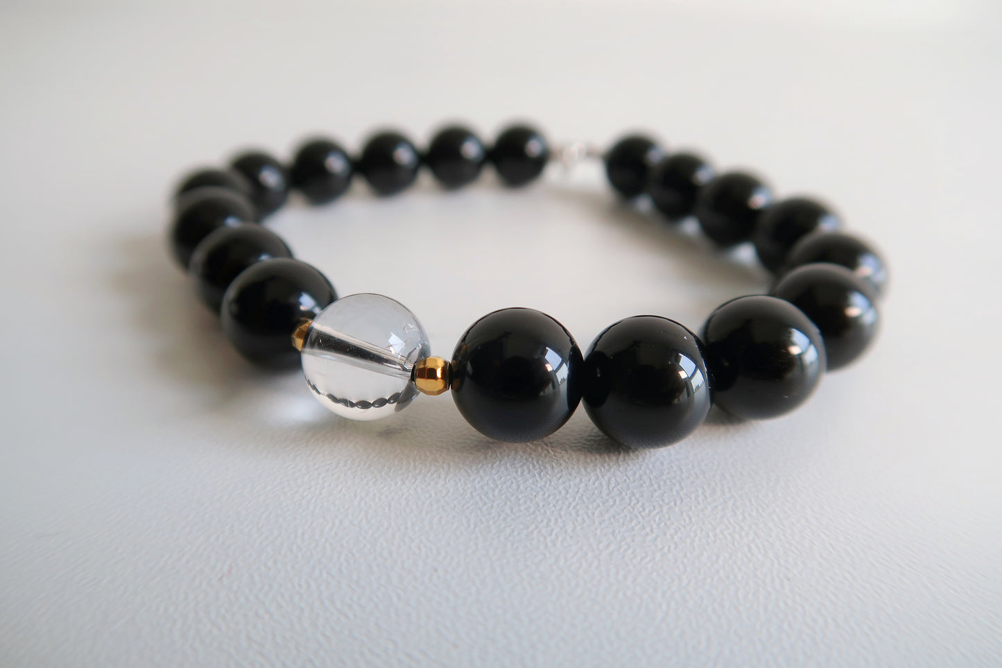 Black Obsidian Bracelet CLEANSING • CALMING • PROTECTION