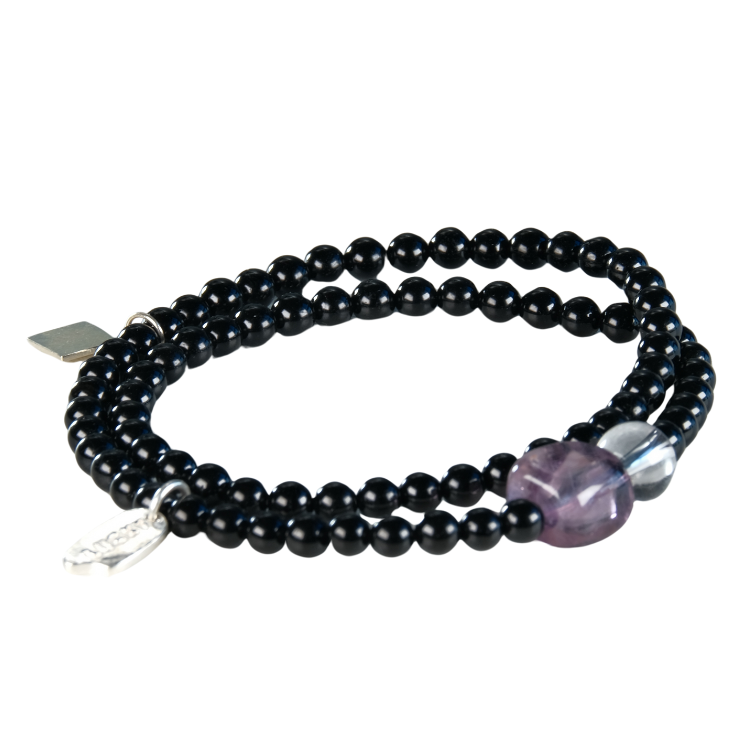 Black Obsidian Bracelet CLEANSING • CALMING • PROTECTION