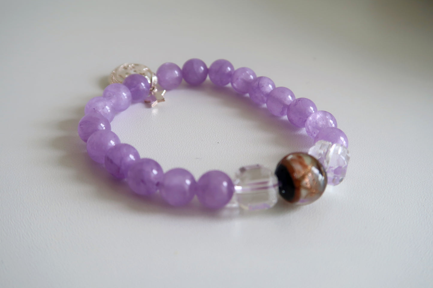 Lavender Amethyst Bracelet HEALING • BALANCE • PROTECTION