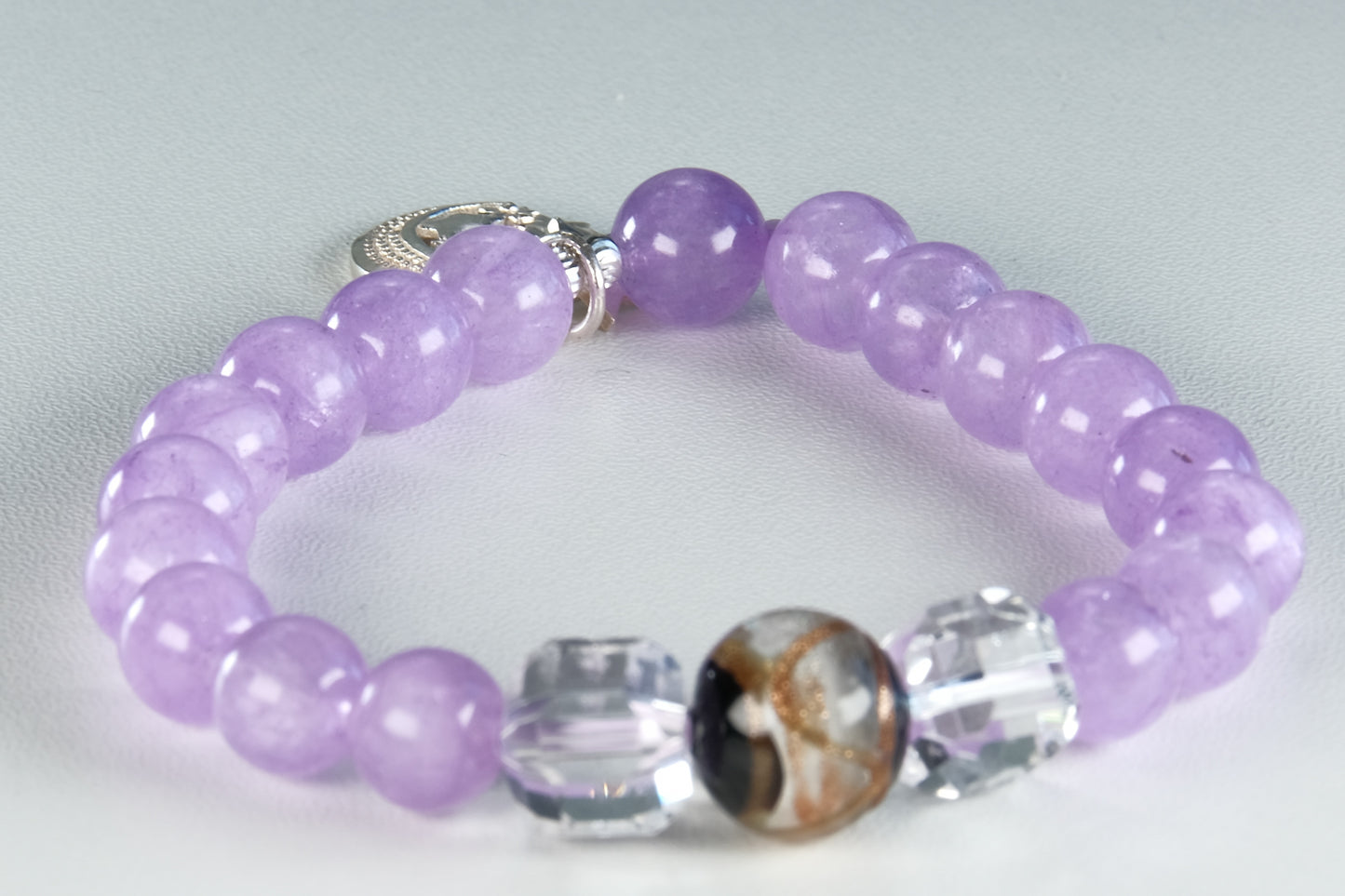 Lavender Amethyst Bracelet HEALING • BALANCE • PROTECTION